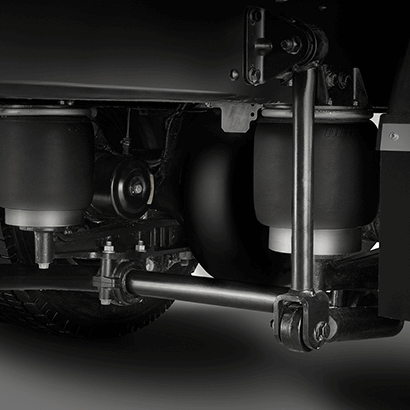 Suspensão pneumática traseira